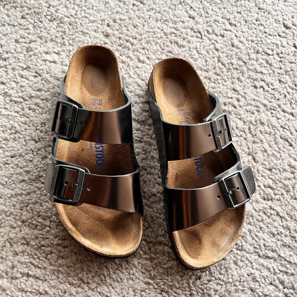 Birkenstock Arizona Leather Metallic